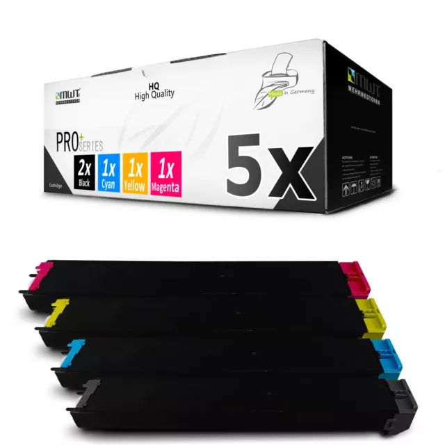 5x Druckerpatronen für Sharp MX3111 MX2614N MX3114 MX2614 MX2310F MX2310N CMYK