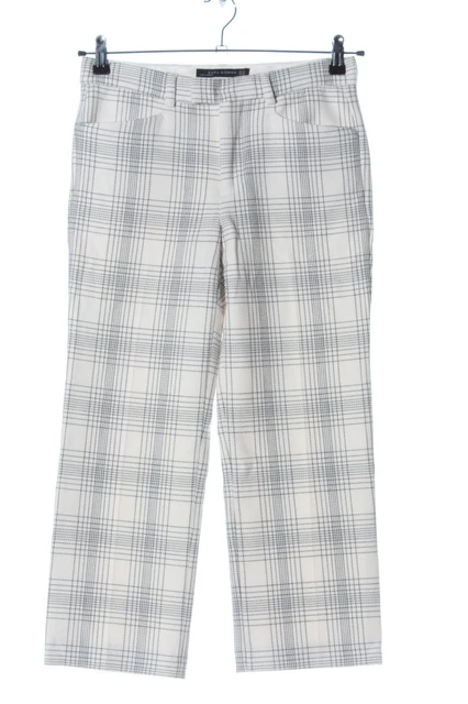 Pantalon Blanc Zara Woman - Taille M - Tissu Habillé - Neuf Sans étiquettes (comme Neuf)
