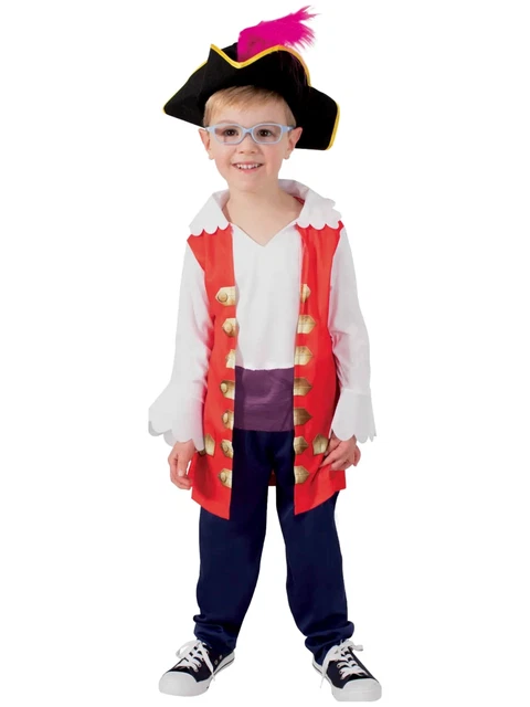 CAPTAIN FEATHERSWORD PIRATE The Wiggles Book Week Child Boys Costume 3