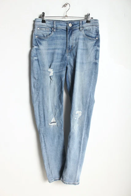 Jeans H&M bambini effetto invecchiato - blu - età 13 14 anni (66 g)