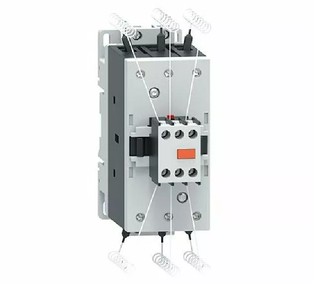 Capacitor Switching Contactor Three Pole 50kVAr @ 400VAC Coil 400VAC/50Hz