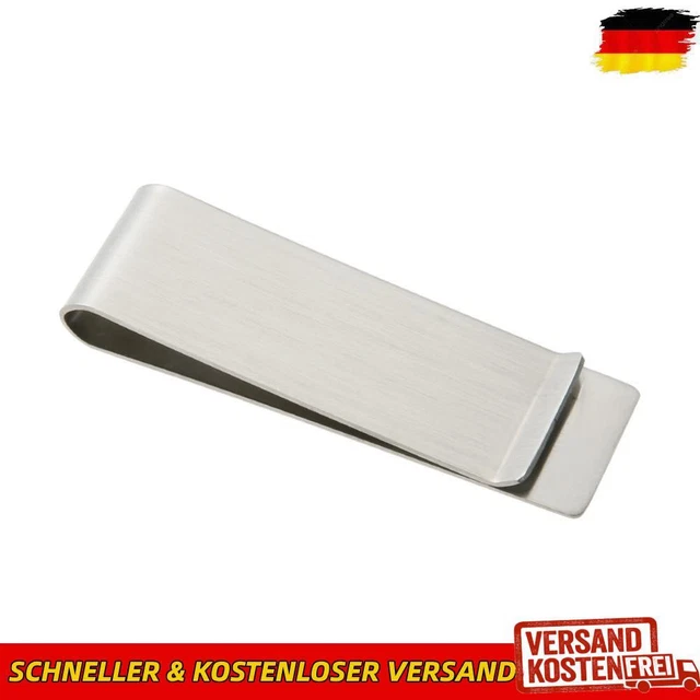 JIL Geldklammer Aus Edelstahl Für Kreditkarten – Schlankes Design, Mittlere Größe