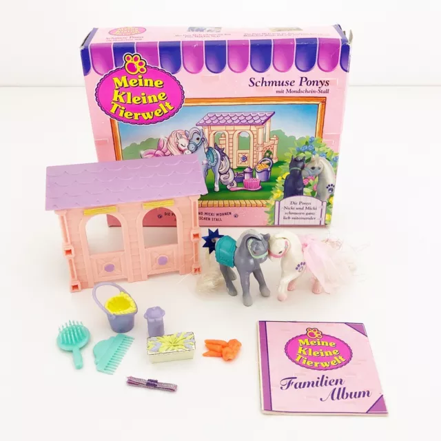 Meine Kleine Tierwelt Littlest Pet Shop Pony Pferd Pferde Ponys Kenner 1994 OVP