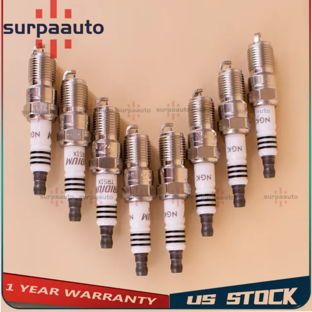 8Pcs Ngk Iridium Ix Spark Plugs Tr5Ix 7397 For Ford Gm Cadillac Chevrolet New