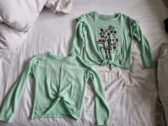 Girls Age 8 Summer Clothes Bundle Leggings Shorts Tops Playsuit Dress Jumper 5