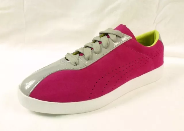 $85 New Womens PUMA Retro Urban Shoes sz 8 PINK/Gray SUEDE 1980's leather