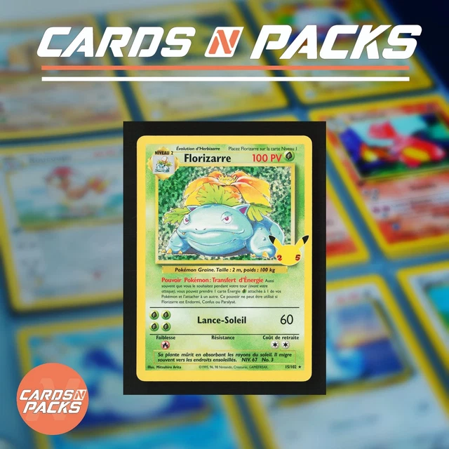my-booster Florizarre 15/102 Collection Classique Holo - Ultraboost X Epée et Bouclier - Célébrations - 25 Ans - Coffret de 10 Cartes Pokémon Françaises
