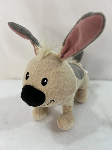 Disney mulan little brother dog bean bag plush 9 inches long beige 11 