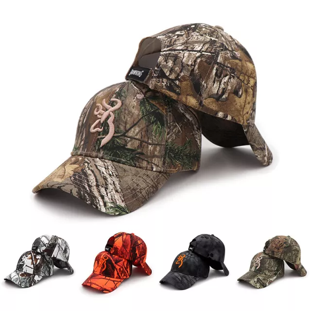 Mens Camouflage Baseball Cap Outdoor Camping Hunting Browning Baseball Cap