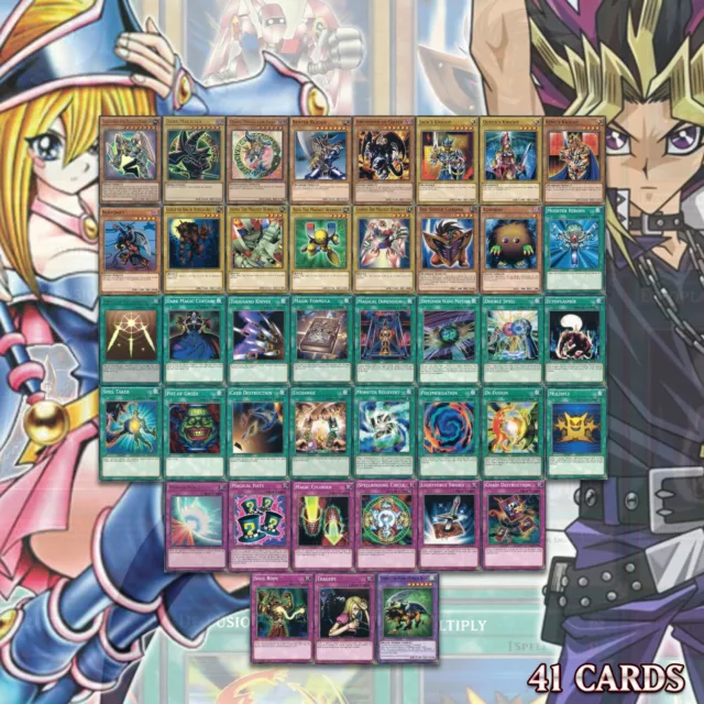 YUGI's POWERFUL Deck from BATTLE CITY 41 CARDS | RED DARK MAGICIAN GIRL YuGiOh🔥