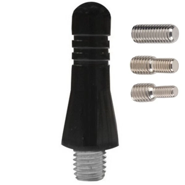 Antenna Corta Auto AM/FM DigitalTech - 6.5 Cm, Con Adattatori M4/M5/M6, Nero, Universale - Foto 9