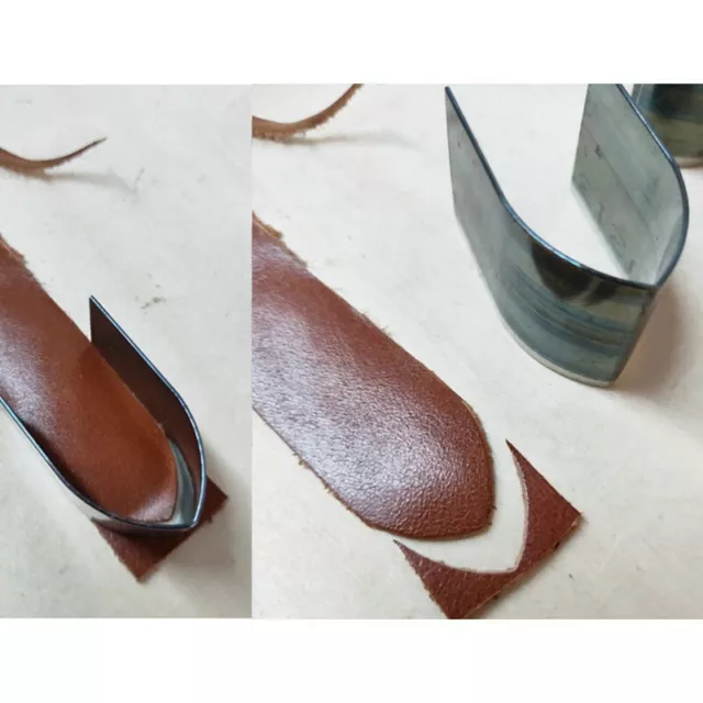 Arc Ende Uhrenarmband Schneider V Form 18pcs Hand-Werkzeug Lederhandwerk 2