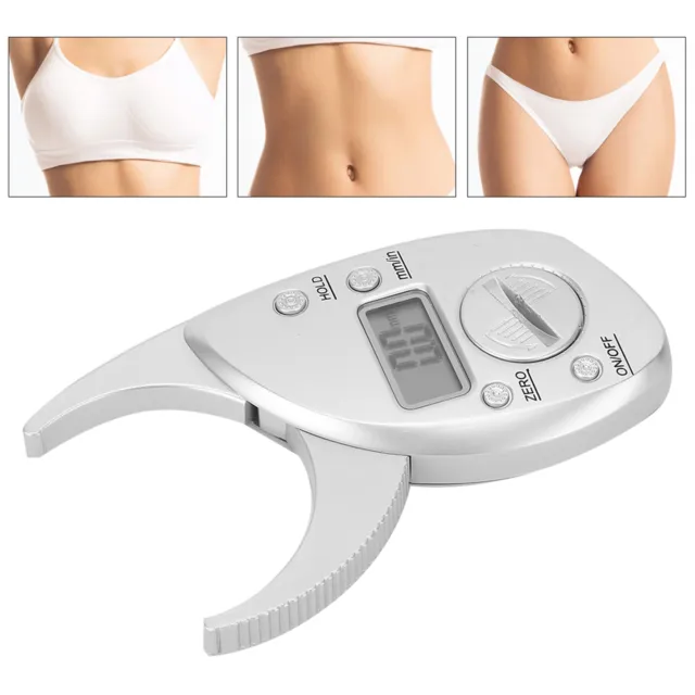 Calibradora de grasa corporal pantalla digital de alta precisión medición electrónica de grasa corporal