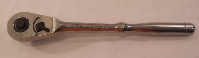 Vintage CRAFTSMAN 1/2" Drive Full Polish Professional Ratchet KV 44814 U.S.A. Vintage CRAFTSMAN 1/2" Drive Full Polish Professional Ratchet KV 44814 U.S.A.