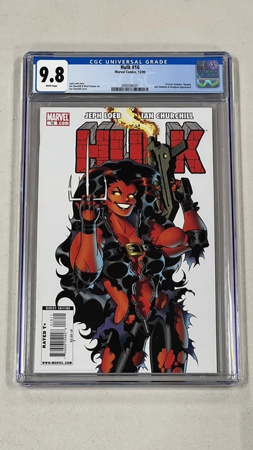 Hulk #16 CGC 9.8 (Marvel, 2009) 1st Full Appearance of Red She-Hulk Comic Book