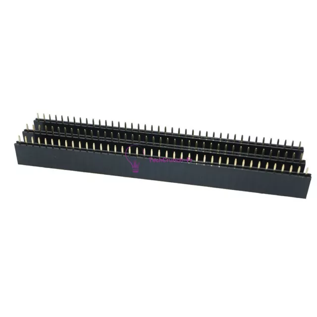 5Pcs NEW 40pin 2.54mm Single Row Straight Female Header Strip PBC Arduino