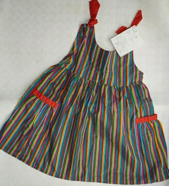 DDR abito ragazza taglia 98 DDR 1989 INUTILIZZATO 100% COT.