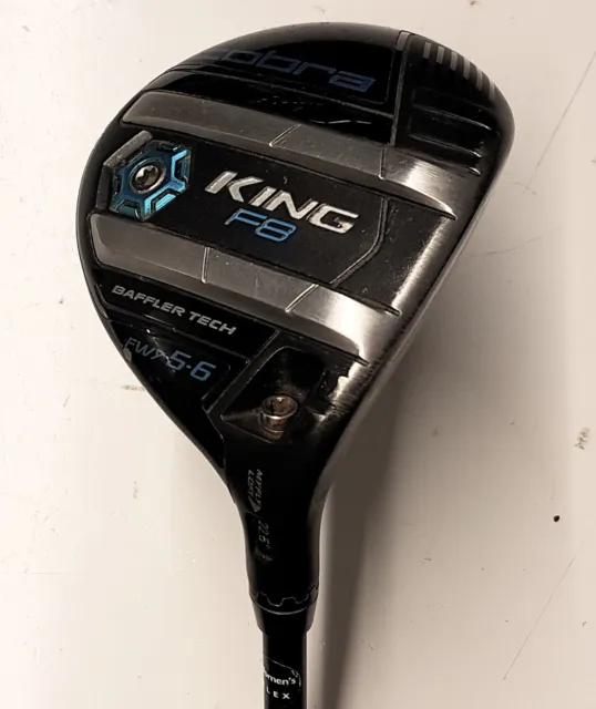 Cobra King F8 Ladies 5-6 Wood / 22.5 DEG / Aldila NV 55 Ladies Flex