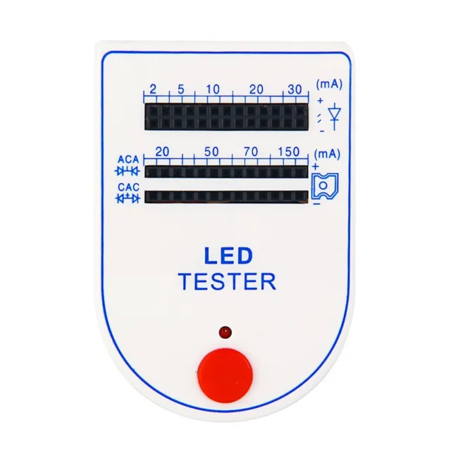 User Friendly LED Tester Box for Evaluating LED Brightness and Glow Color
