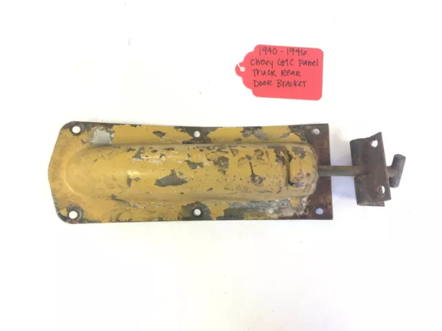 USED original REAR BARN DOOR STOP for 1939-46 CHEVROLET GMC PANEL Truck Yellow