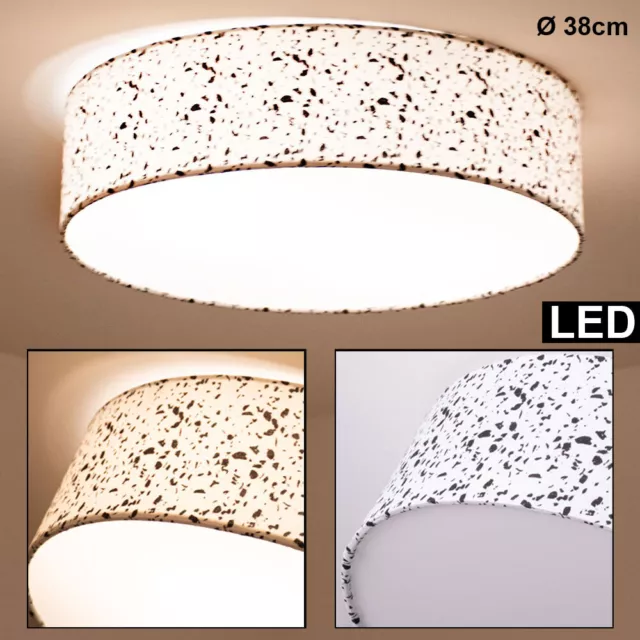 LED Luxe Couvrir Lampe Mosaïque Motif la Vie Chambre Éclairage Satiné Blanc