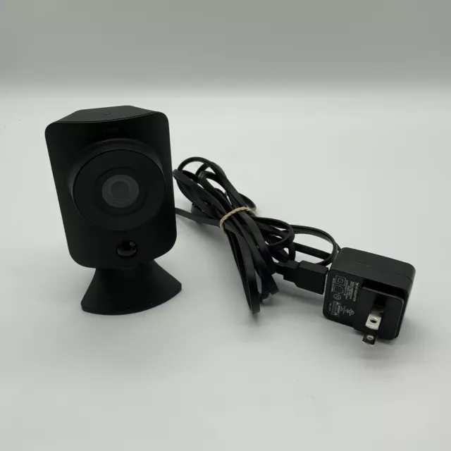 SimpliSafe SSCM1 Indoor HD Security Camera Black USB  & Power Adapter Tested