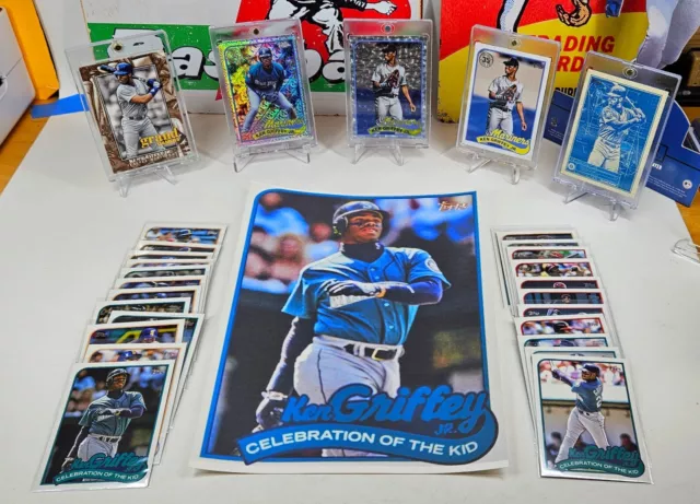 2024 Topps KEN GRIFFEY JR CELEBRATION OF THE KID SET PLUS 5 INSERTS FOILBOARD +