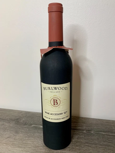 Wine Opener Corkscrew & 5-Piece, Bottle Shaped Accessory Set Wine Opener Corkscrew & 5-Piece, Bottle Shaped Accessory Set
