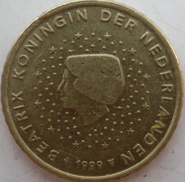 Münze 50 Cent € Niederlande 1999 Kursmünze Umlaufmünze