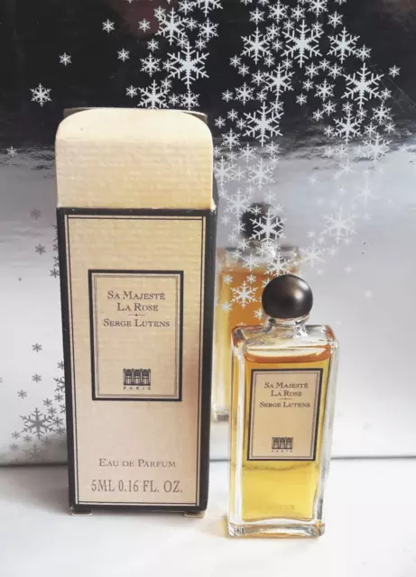 Miniature parfum "SA MAJESTE LA ROSE"  Serge Lutens