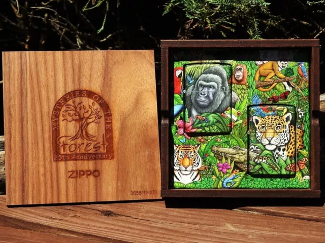 Mysteries of The Forest 25th Anniversary Zippo Lighter - Limited Edition