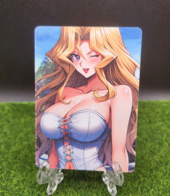 lewd yugioh cards Genshin Impact Acrylic Poster