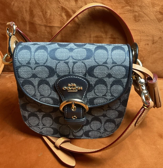 coach kleo denim