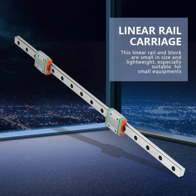 Miniatur-400-mm-MGN12-Linearschienenführung mit 2 MGN12B-Blöcken für 12 mm