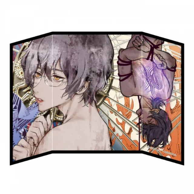 Fairy Ranmaru Juka Matsuoka ED Mini Byobu Folding Panel Screen Art Pony  Canyon