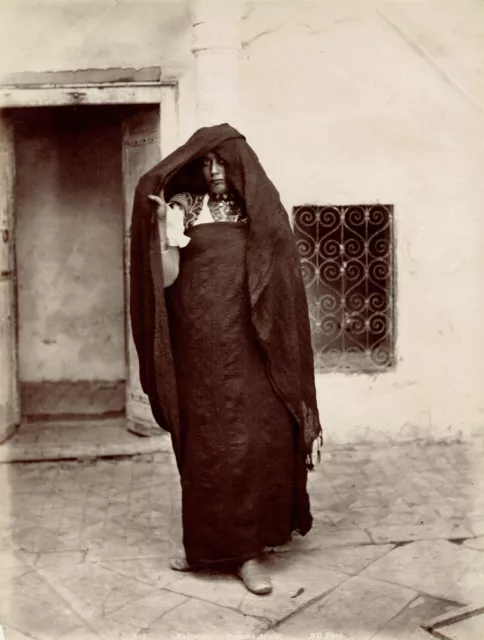 MAGHREB CIRCA 1870-1880 TUNISIE Femme Mauresque de KAIROUAN   NEURDEIN Photo