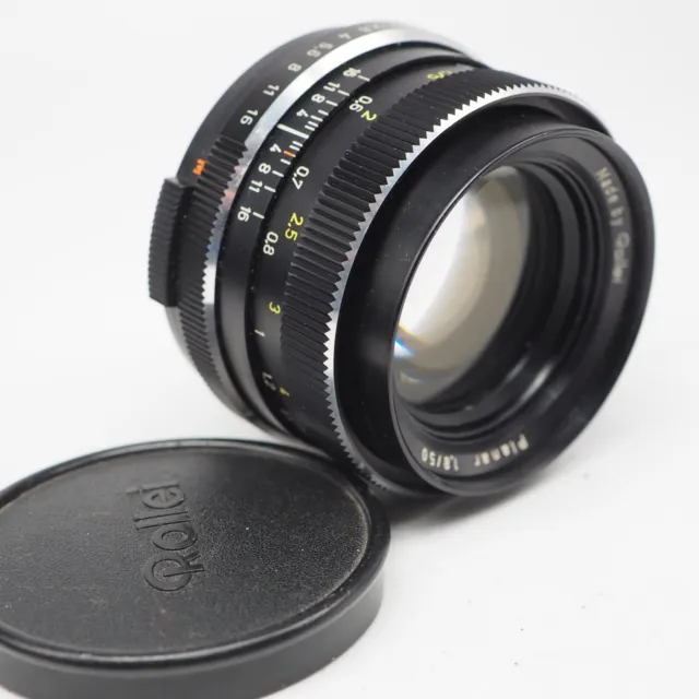 Rollei HFT Planar 50mm 1:1.8 Lens, QBM mount fits Rolleiflex SL350 SL35 E, LZ68