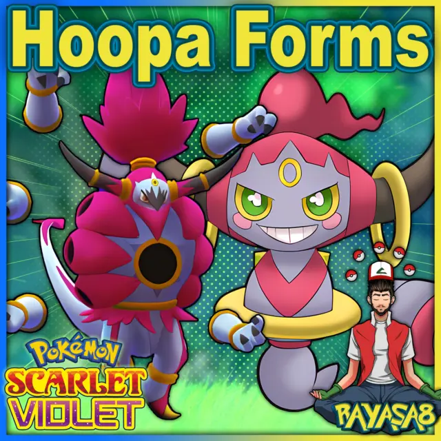 Hoopa Pokémon Evento Mítico Raro 6iv Mejores Estadísticas Hogar Escarlata y Violeta 🙂