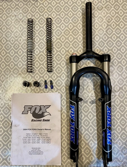 FOX VANILLA 125R Suspension Fork, 80-100-125mm Travel, Inc Springs