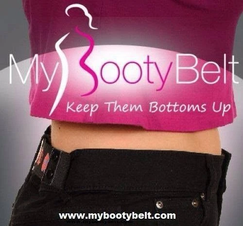 As seen on TV My Booty Belt The New MUST HAVE Accessory Black Elastic XS S M L