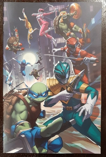 Power Rangers Ninja Turtles MMPR TMNT II #1 1:250 EJIKURE