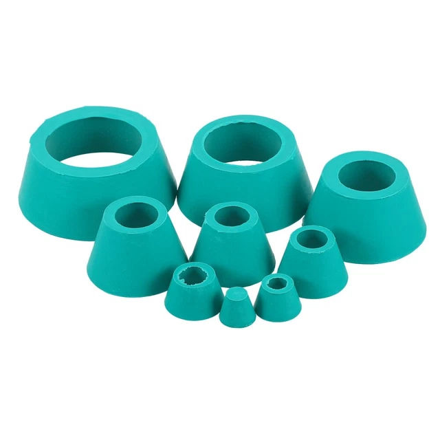 8 piezas adaptador de embudo de vidrio adaptador de filtración de embudo
