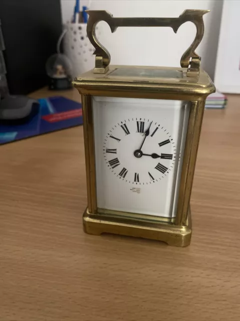 Antique 19th Century French Brass Cased Carriage Clock