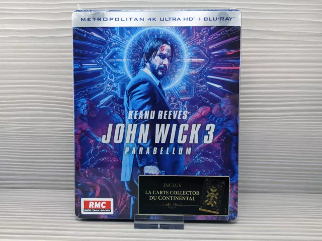 JOHN WICK 3 Parabellum Collector Steelbook 4K Bluray UHD Ultra Keanu Reeves VFR