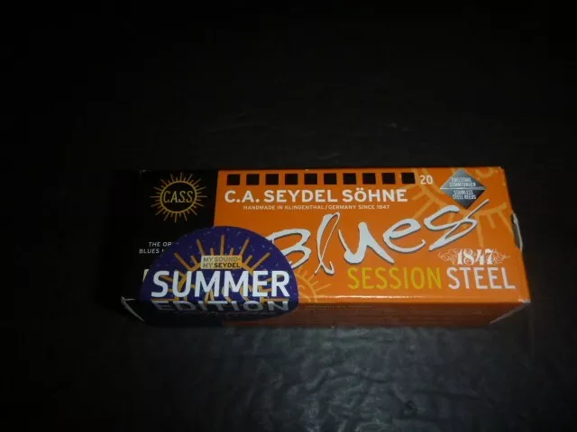 Seydel Sohne Blues 1847 Session Steel A Harmonica – Summer Edition