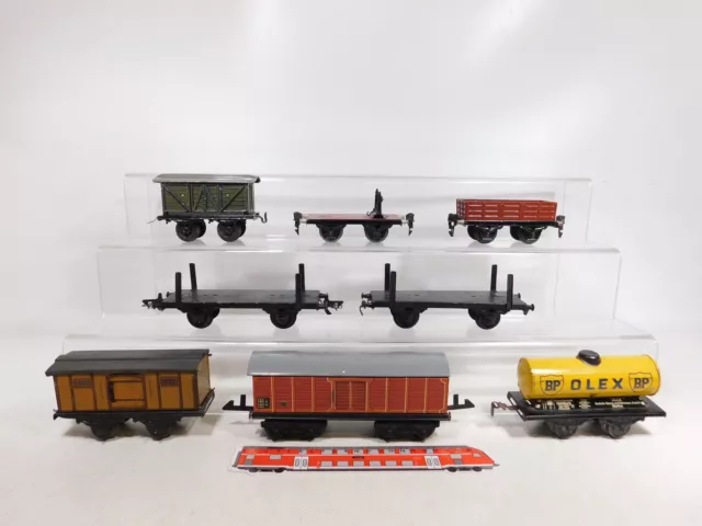 DT792-3# Märklin Zeuke etc Spur 0 Bastler Konvolut Wagen MÄNGEL BP Olex etc