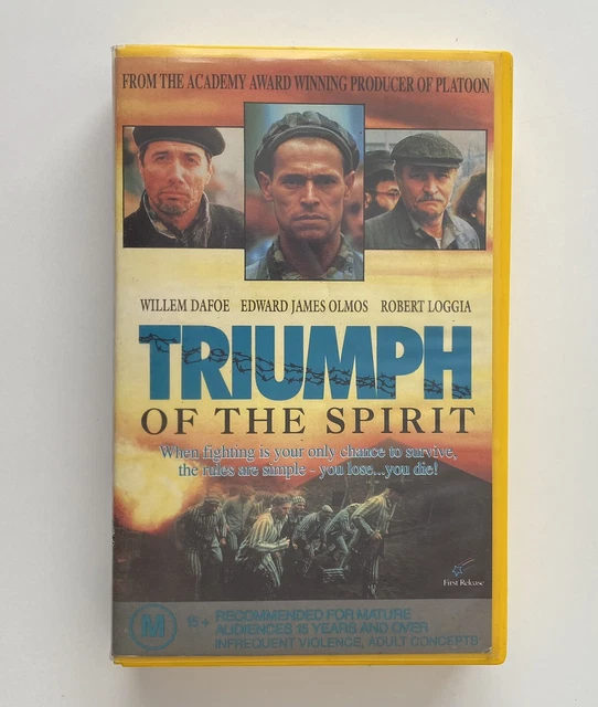 TRIUMPH OF THE Spirit [VHS] First Release Video Big Box ExRental Tape
