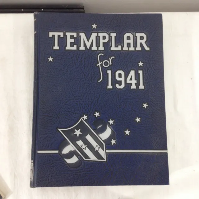 Temple University 1941 TEMPLAR Yearbook Philadelphia