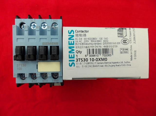 1PC New Siemens 3TS3010-0XM0 3TS30100XM0 Contactor AC220V In Box Brand