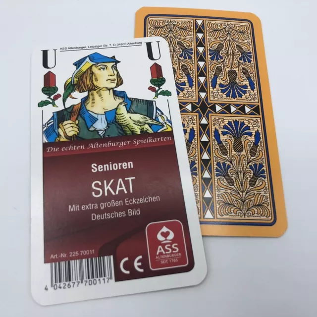 Senioren Skat Club Deutsches Bild, Kornblume Spiele und Spielkarten von Frobis